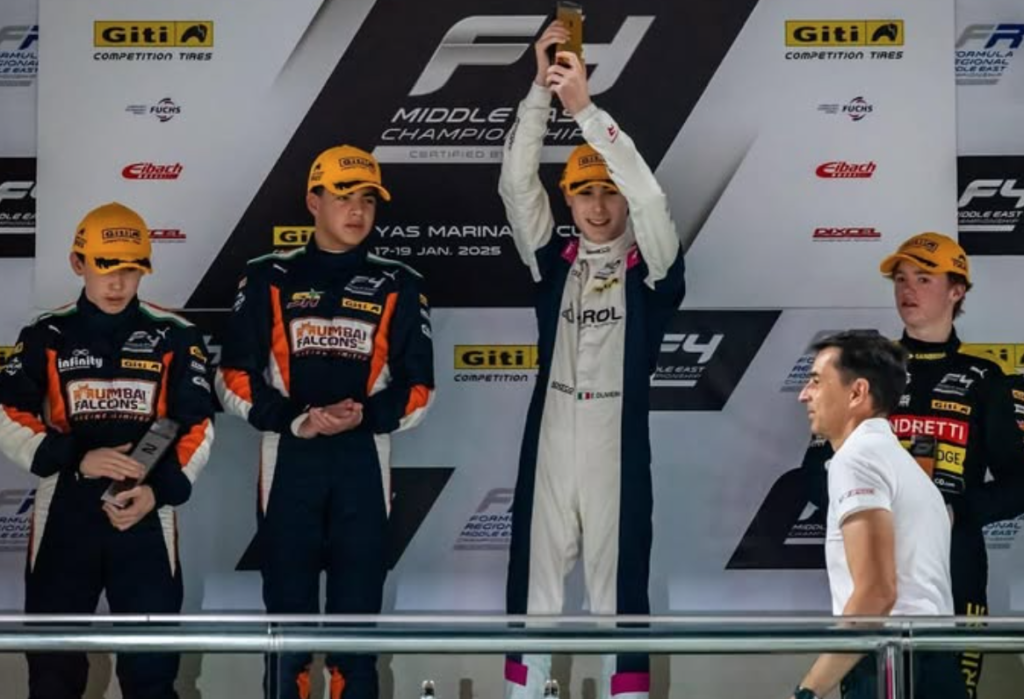 Emanuele Olivieri parte in testa nel campionato F4 Middle East