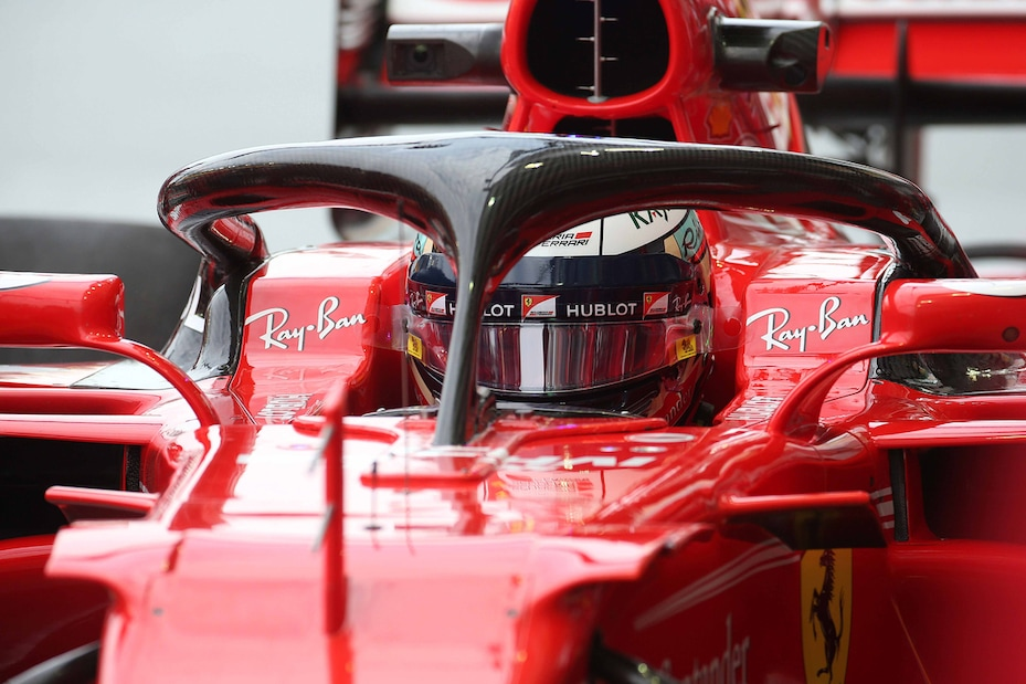 La Ferrari di Kimi Raikkonen con l