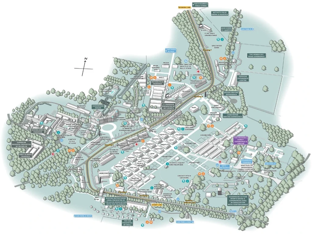 Goodwood map