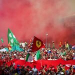 Prima la macchina o la bandiera? Il grande dilemma del tifo in Italia tra il mito Ferrari e piloti italiani Ferrari Tifosi Sky 150x150